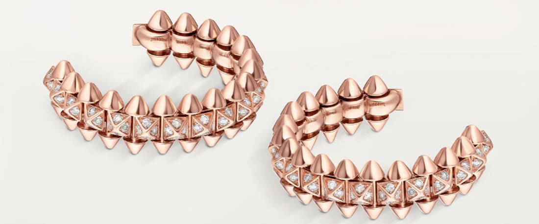 BOUCLES D’OREILLES CARTIER CLASH PAVÉ