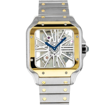 MONTRE CARTIER SKELETON Or-Argent