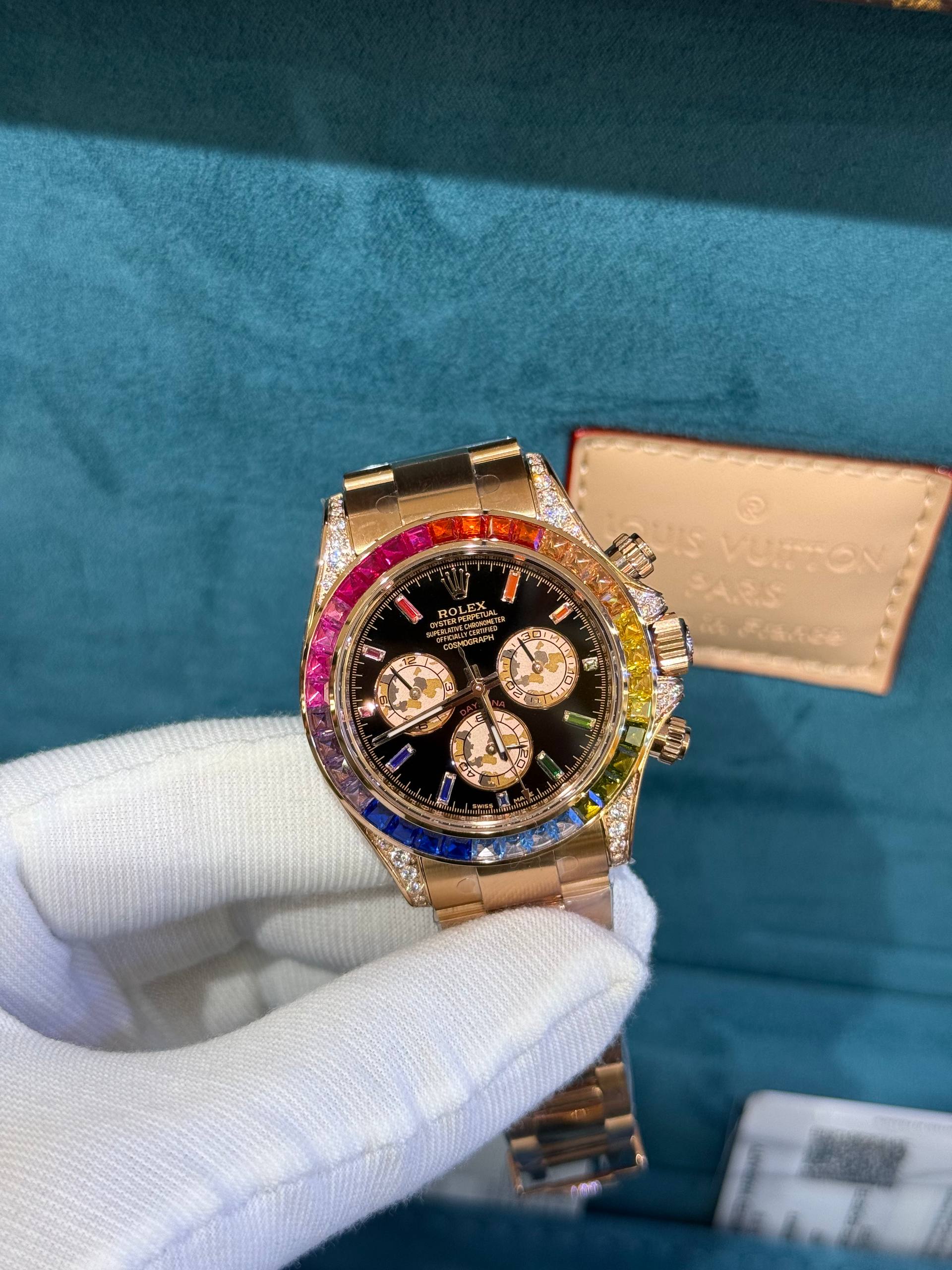 MONTRE Rolex Daytona 116595RBOW Rainbow Dial