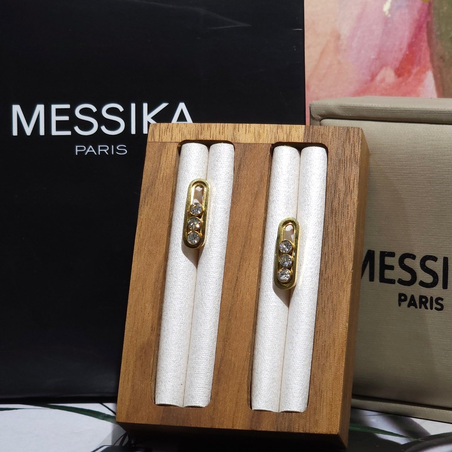 BOUCLES D'OREILLES MESSIKA SM Gold