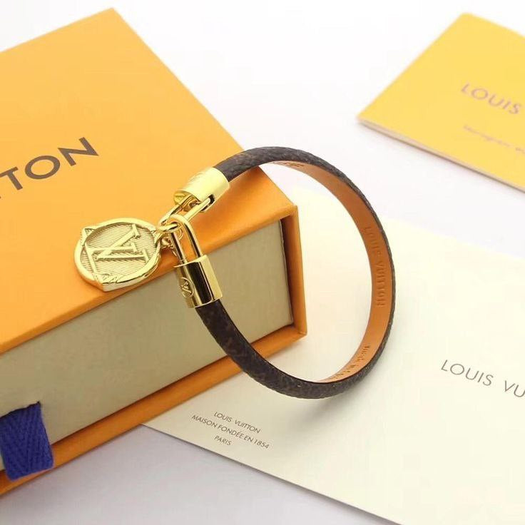 BRACELET LOUIS VUITTON CUIR LV01FO