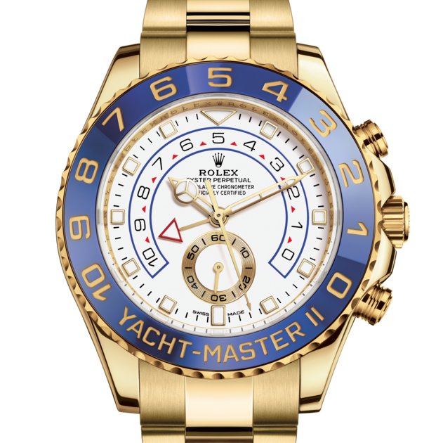 YACHT MASTER GOLD/BLEU