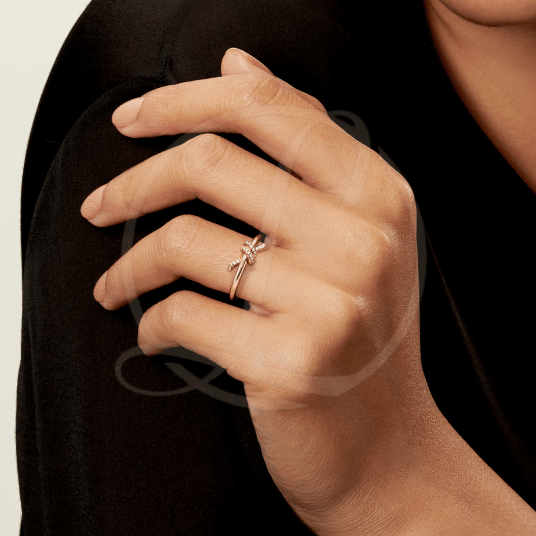 BAGUE TIFFANY&CO KNOT AVEC PACKAGING